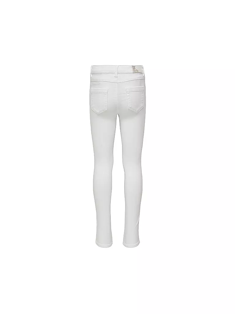ONLY Mädchen Jeans Skinny Fit KONROYAL  weiss