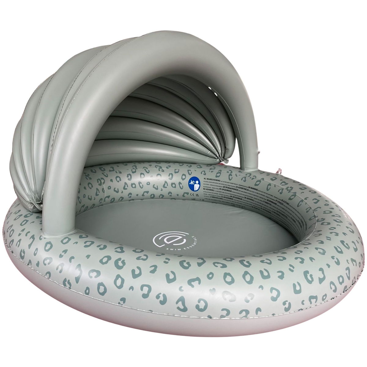 Swim EssentialsSwim Essentials   Kinder Pool mit Dach 100cm green leopard