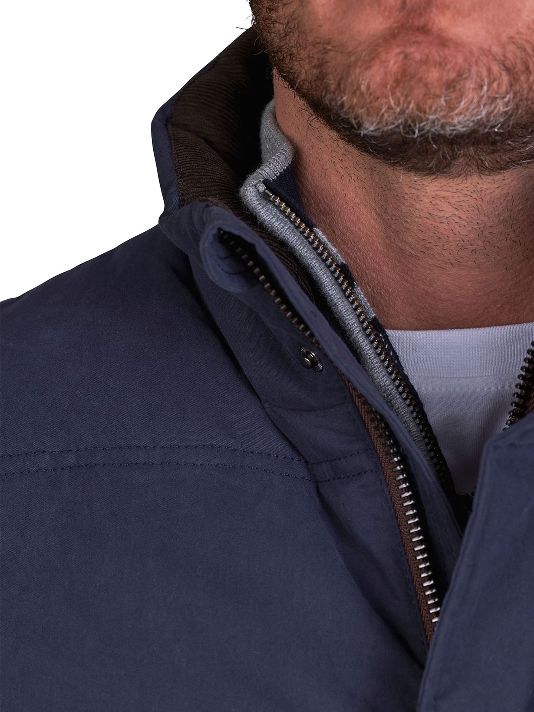 Raging Bull blauw klassiek gewatteerd gilet