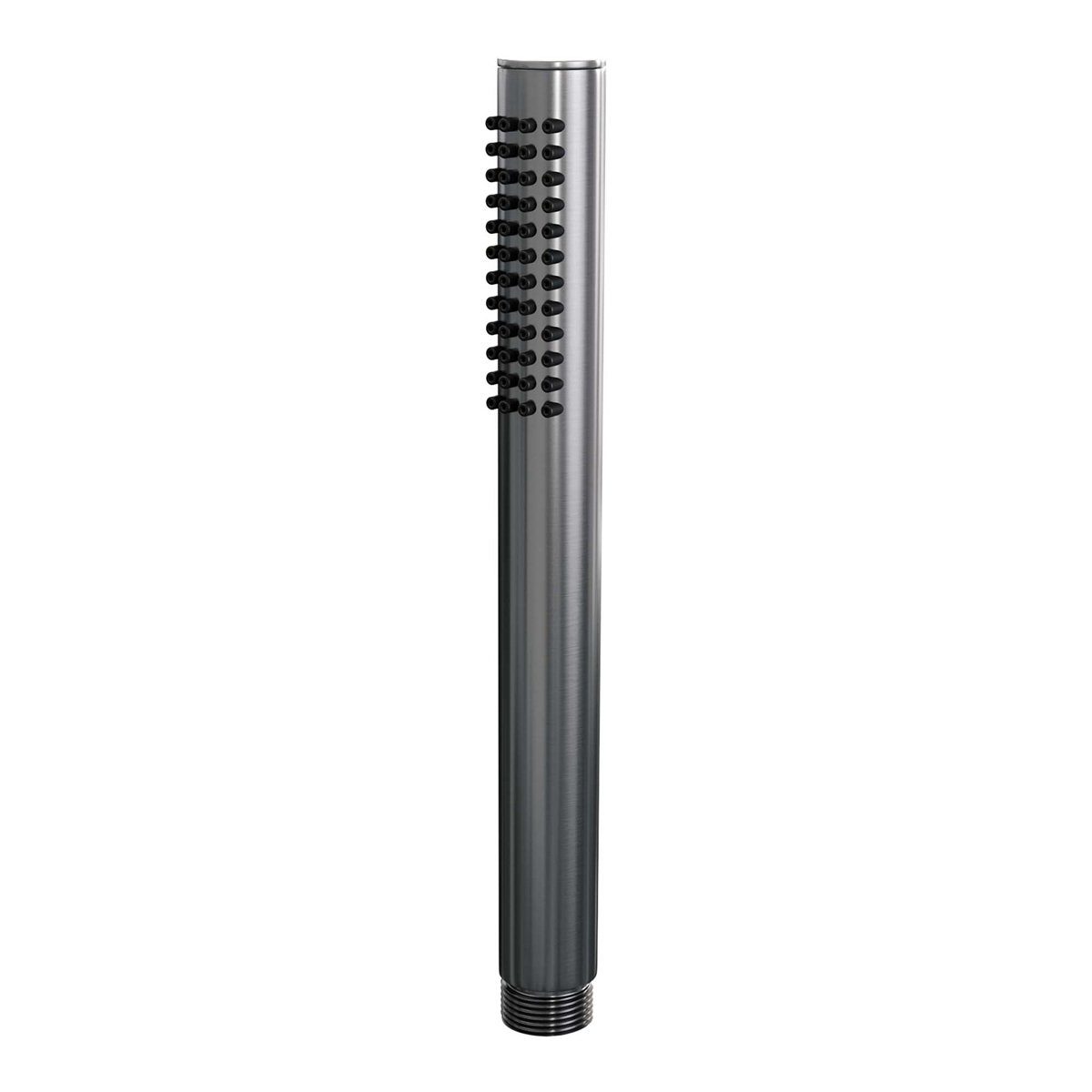 Brauer Stripe inbouw badkraan met badvulcombinatie en staafhanddouche gunmetal geborsteld PVD