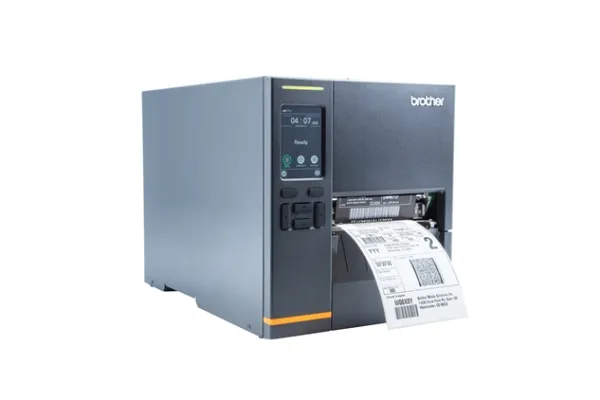 Brother Titan Industrial Printer TJ-4121TN - Etiketprinter - direkte termisk/termisk overførsel - Rulle (12 cm) - 300 dpi - op til 178 mm/sek. - LAN, seriel, USB vært, USB 2.0