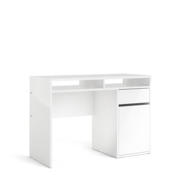 Bureau Eline met kast wit