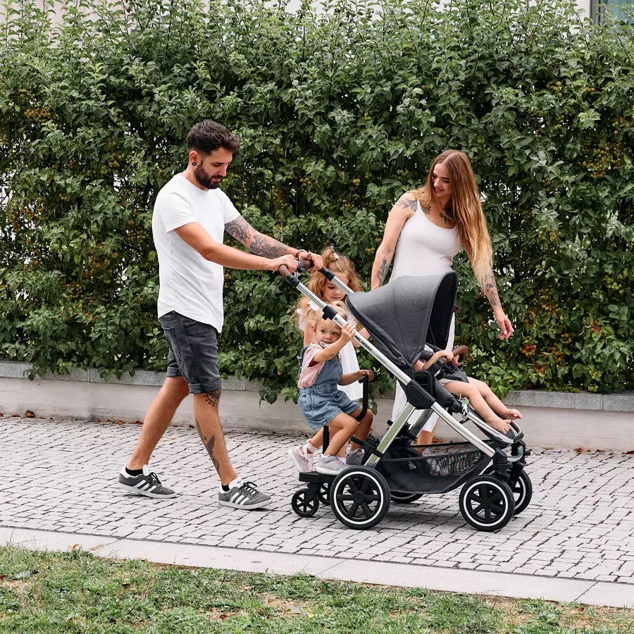 ABC DESIGN Sitz-Trittbrett Kiddie Ride On 2 Schwarz
