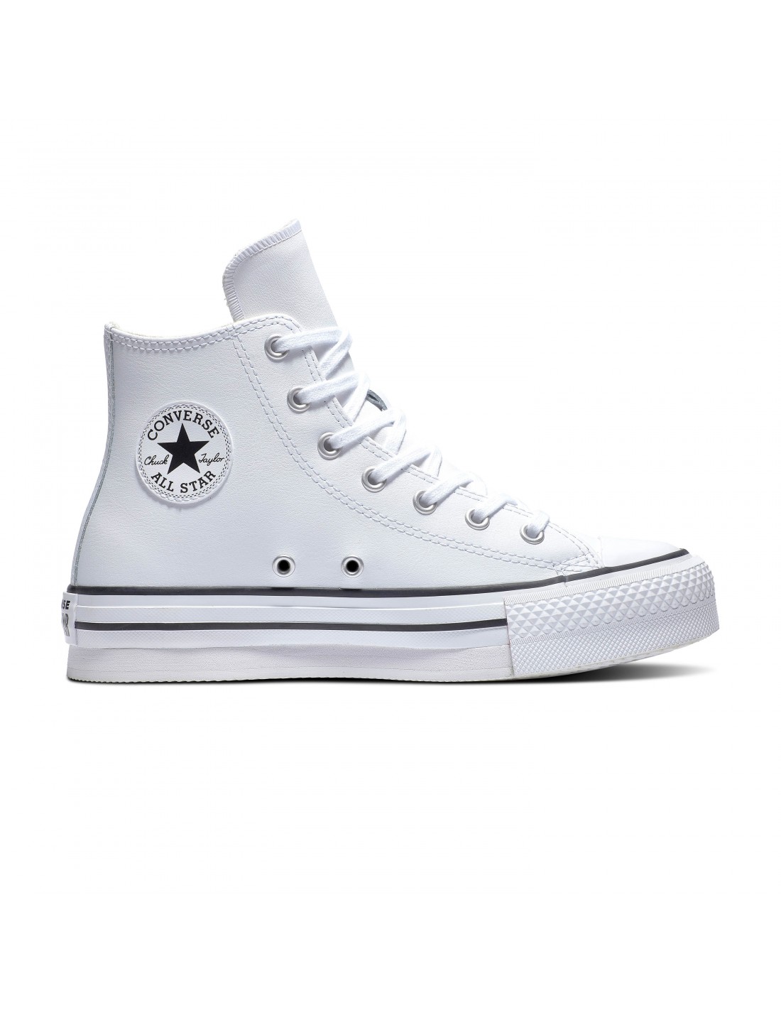 converse Sneakers femme ctas eva lift hi white/natural ivory