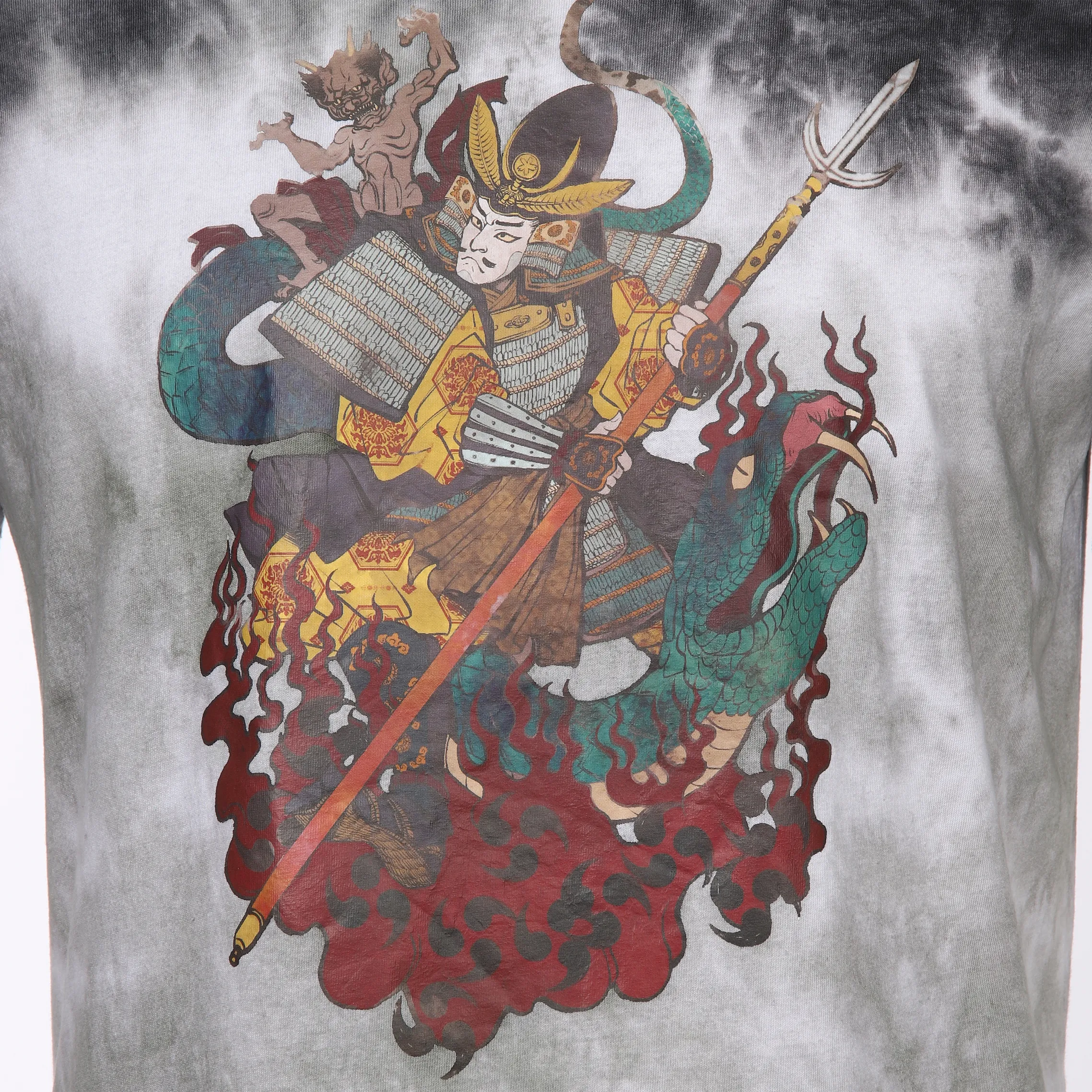 Herren Shirt im Batik Print mit coolem Motiv