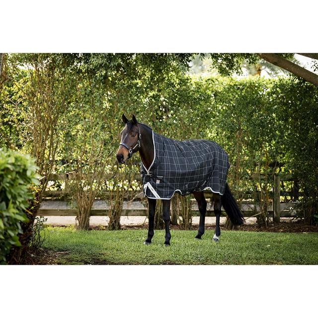 Deken Horseware Rhino Wug Vari-Layer 250gr Zwart-grijs