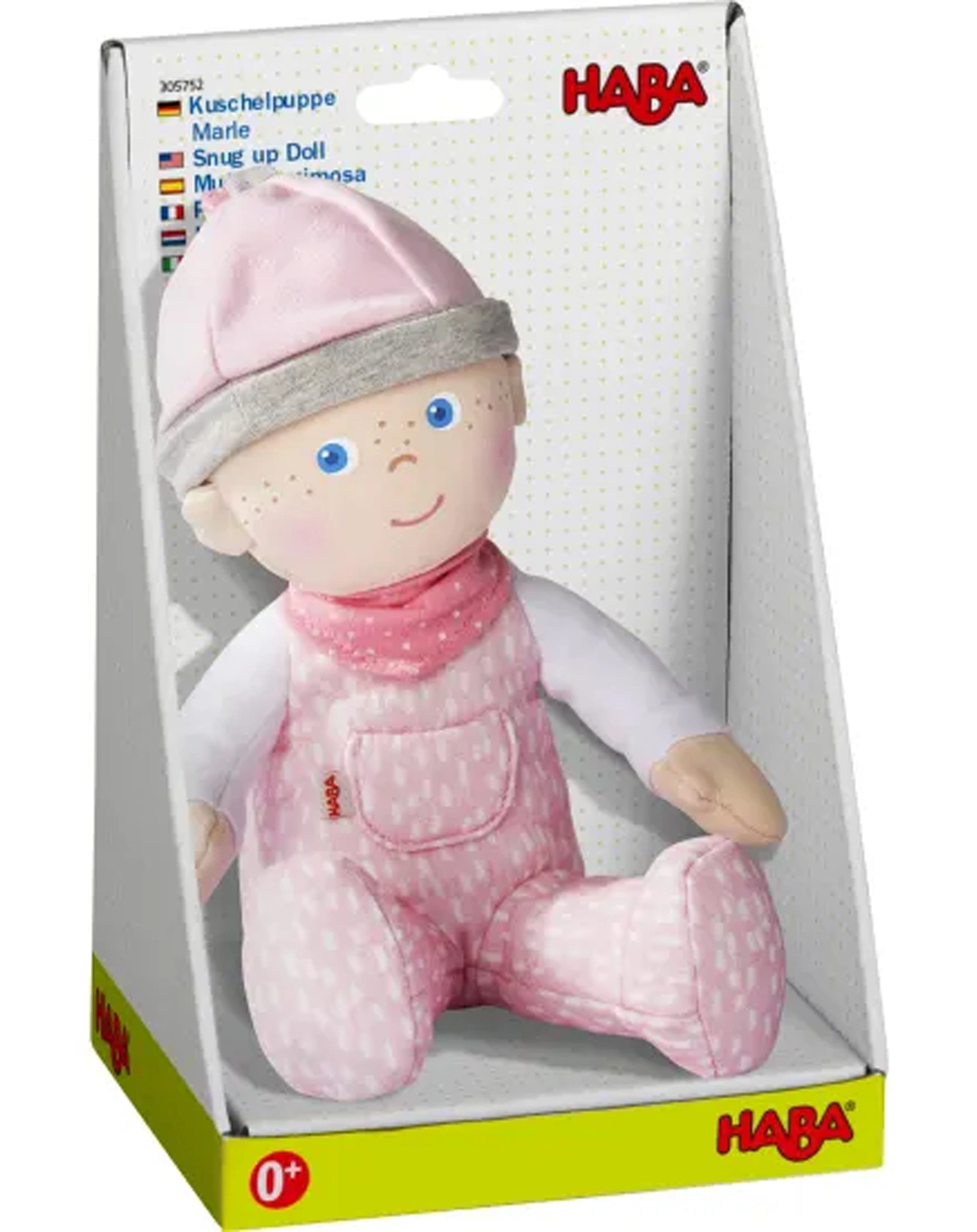 Stoff-Puppe MARLE (20 cm) in rosa