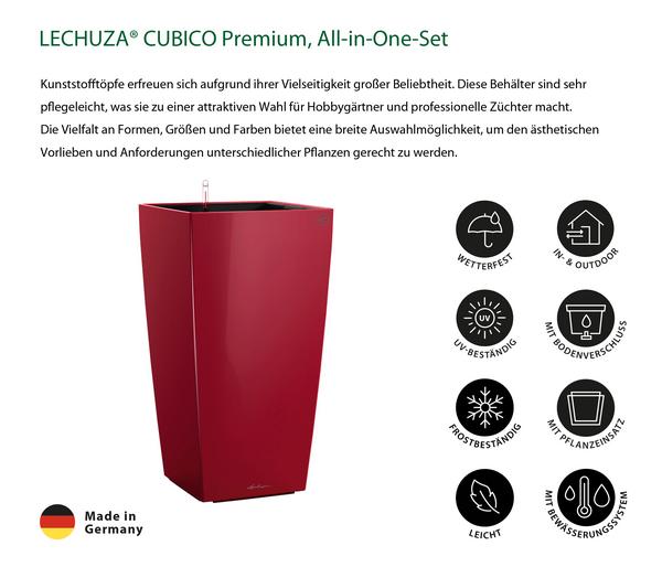 LECHUZA® CUBICO Premium, All-in-One-Set