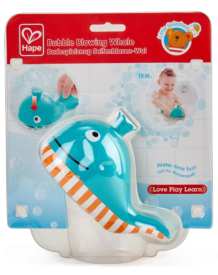 Badespielzeug SEIFENBLASEN-WAL in bunt