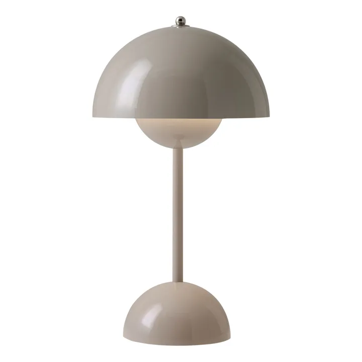 & Tradition Lampe à poser portative Flowerpot VP9, Verner Panton | Gris