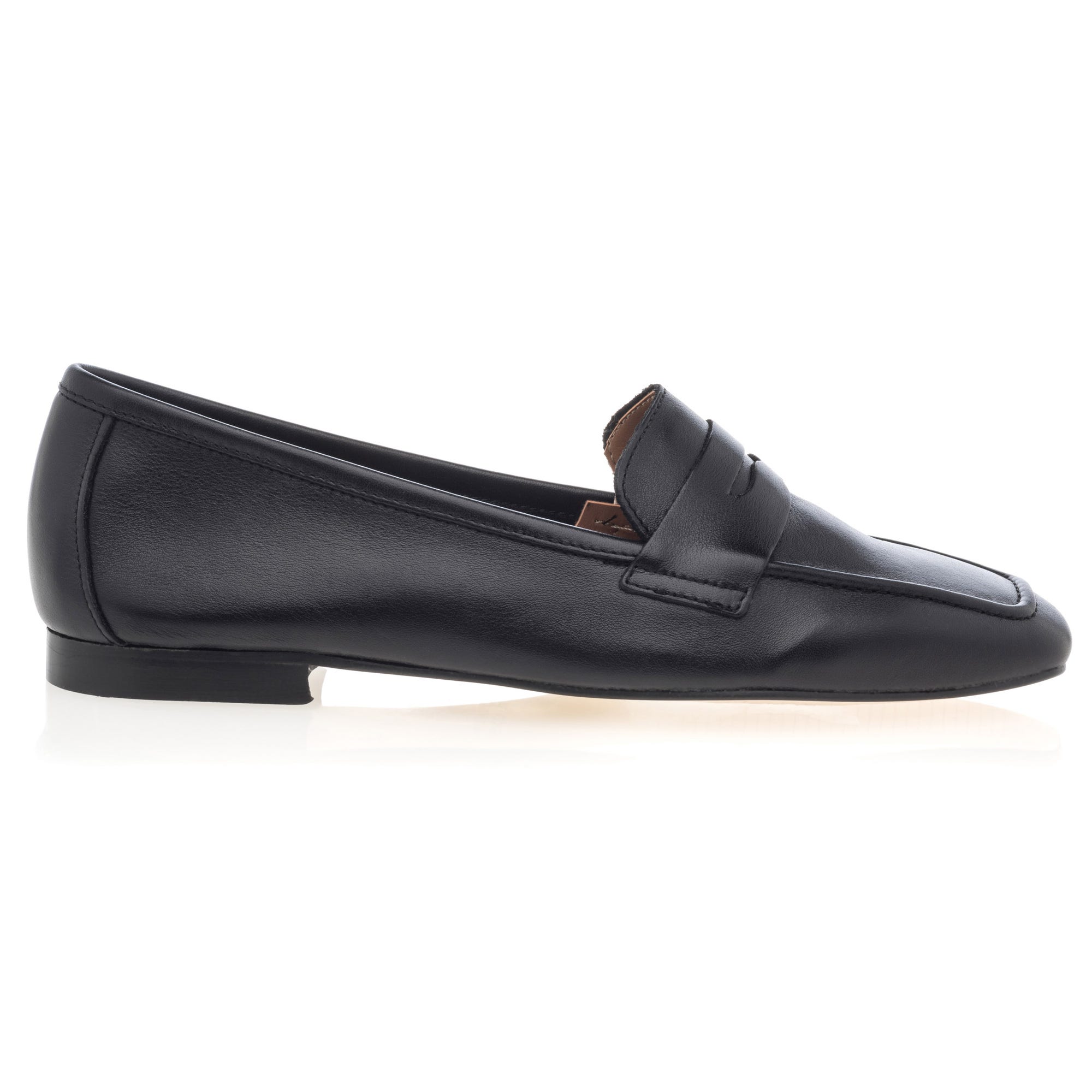 Mocassins Femme en cuir noir