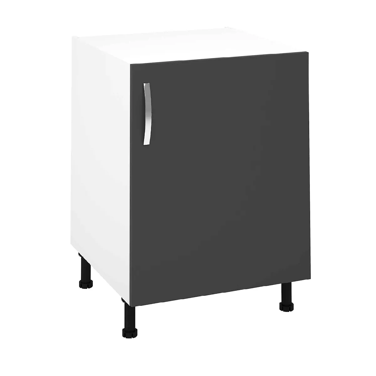 pegane Meuble de cuisine - Gris 60 cm