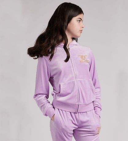 Juicy Couture Cardigan - Velour - Lavendel