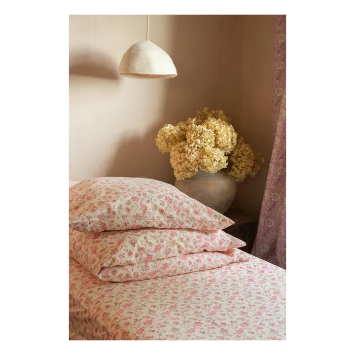 Louise Misha Drap-housse Nicole en coton bio | Crème