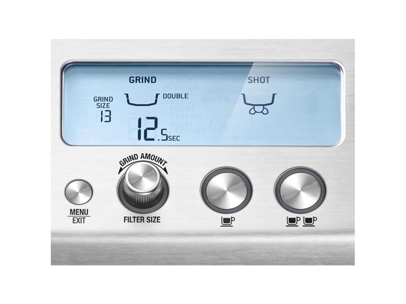 Sage Siebträgermaschine Barista Pro Silber Professionelle Espressomaschine, silbern