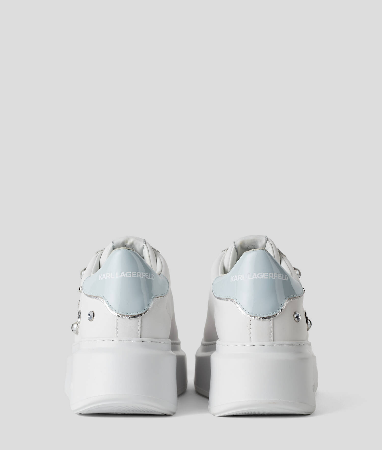Baskets en cuir à breloques KARL exclusives