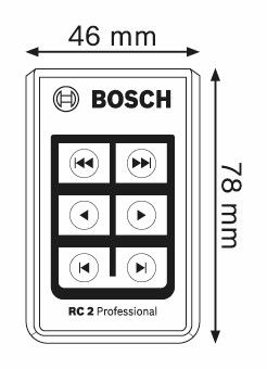Bosch AC GSL 2: RC 2 Oppervlaktelasers - 0601069C00