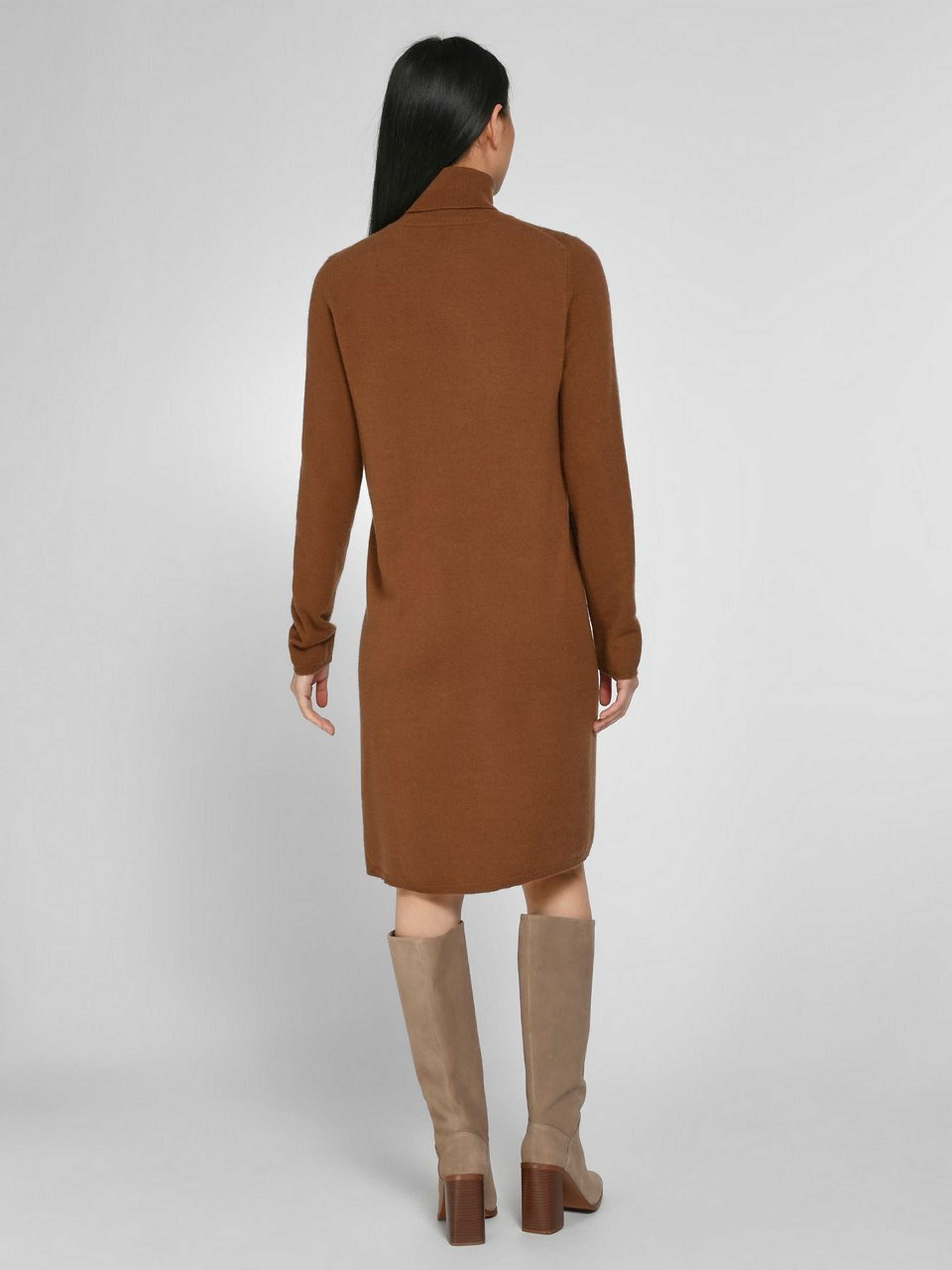 Strickkleid aus Schurwolle und Kaschmir