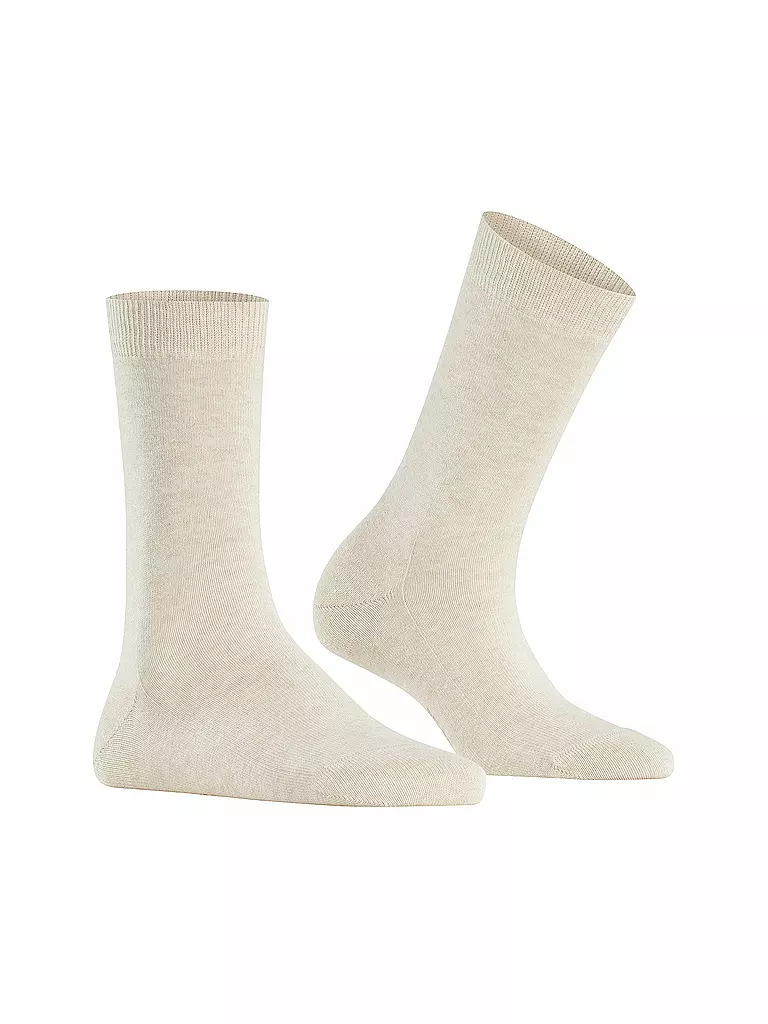 FALKE Socken Family sand mel. beige