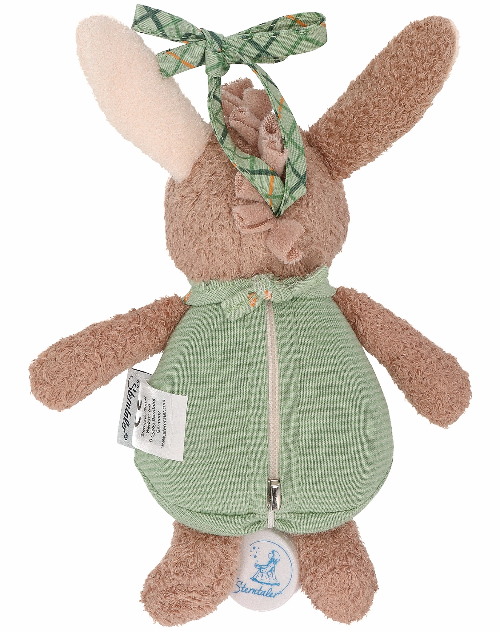 Spieluhr ESEL EMMILIUS (19 cm) in grün