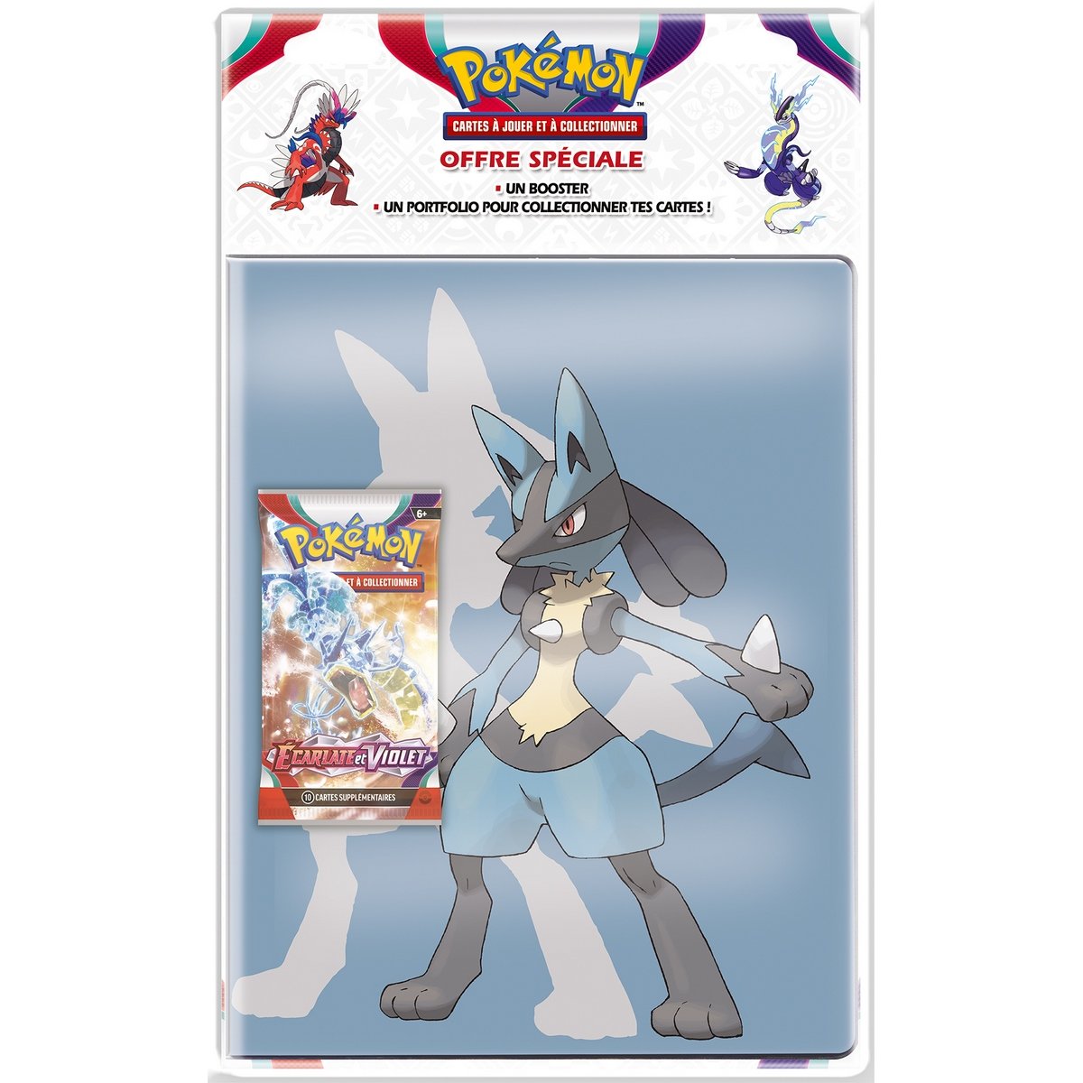 Pack cahier range carte et boosters Ecarlate et Violet