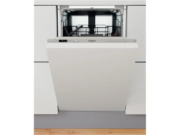 WHIRLPOOL WSIC3M27 - Opvaskemaskine - Sølv