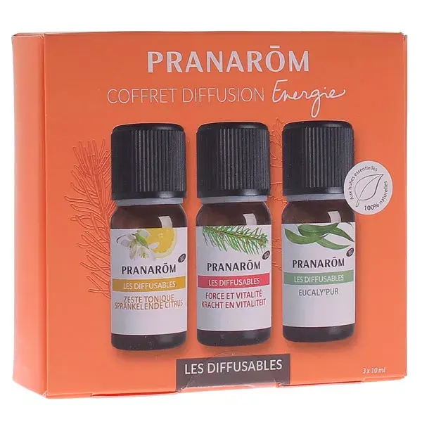 Conjunto de presente de difusores orgânicos Pranarom Essential