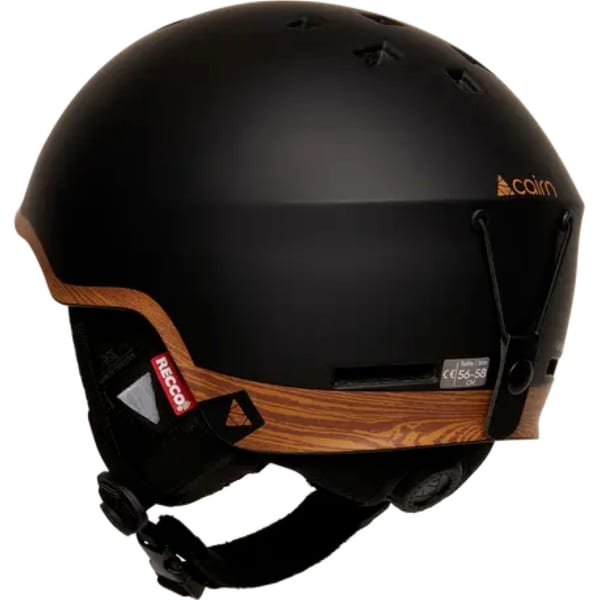 Casque de ski CAIRN CENTAURE RESCUE MAT BLACK WOOD