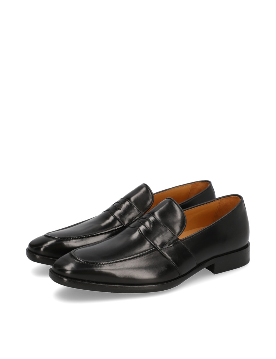 Glattleder Slipper klassisch