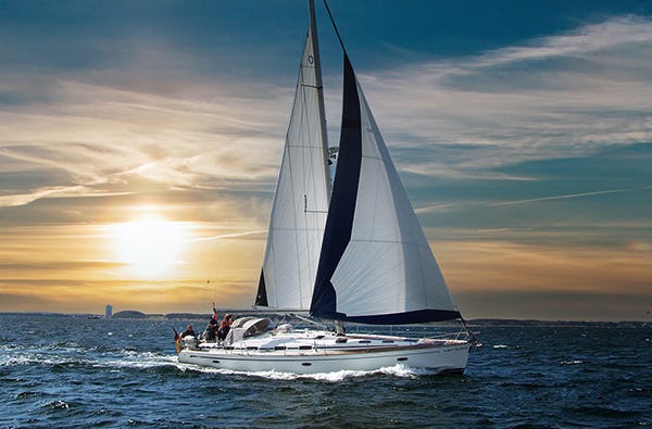 Mondscheinsegeln  in Rostock-Warnemünde als Geschenk