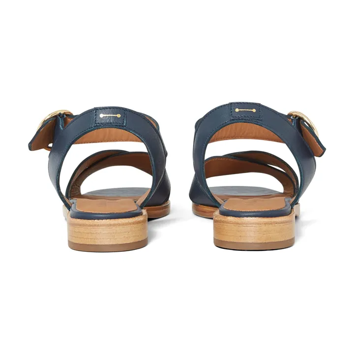 Anthology Paris Sandales Reims Cuir | Bleu marine