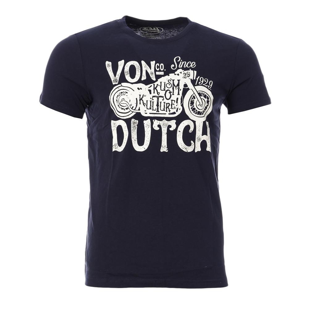 Von Dutch T-shirt Marine Homme Von Dutch TRLOG3