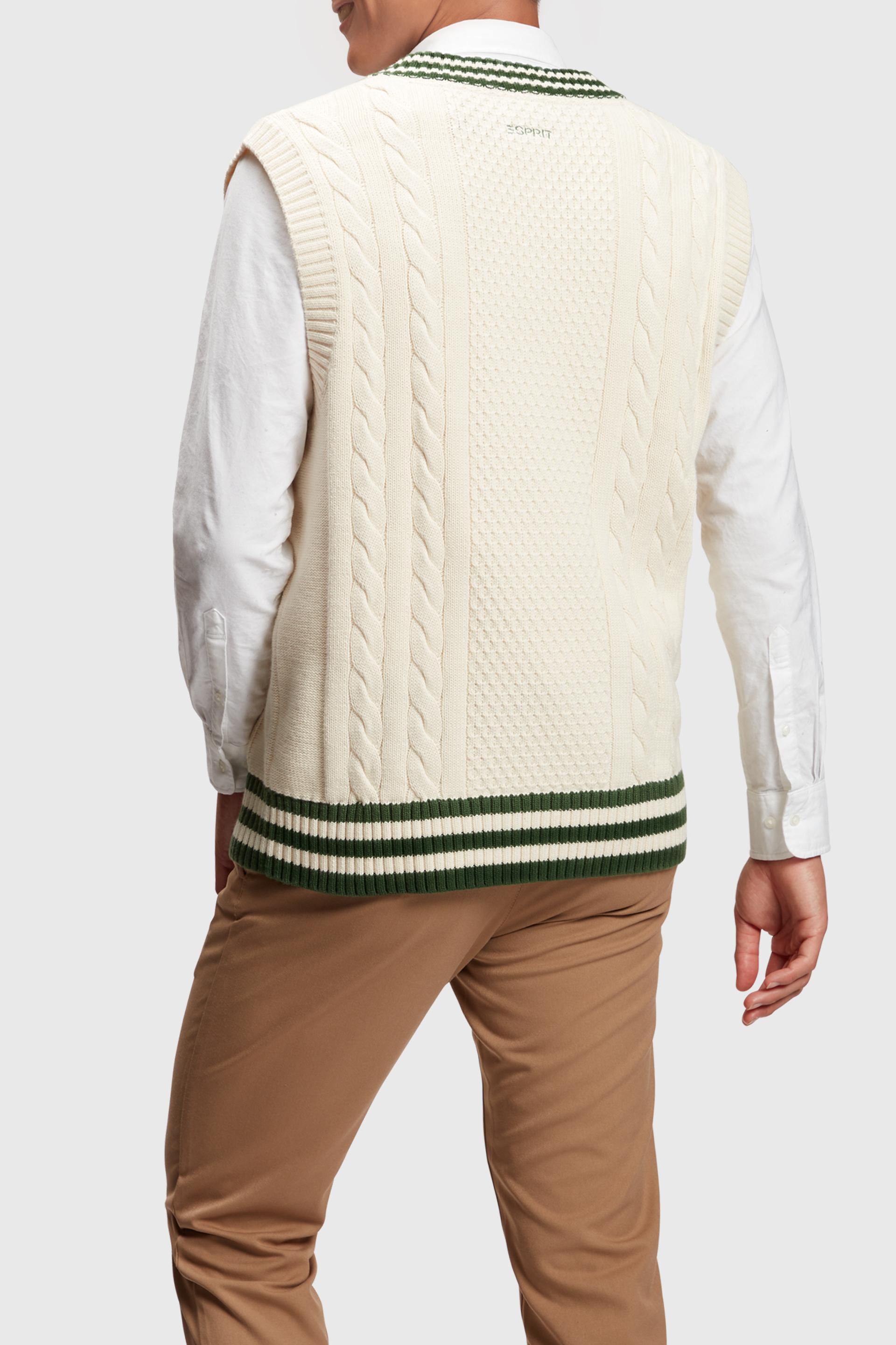 Veste de style pull-over au look collégien
