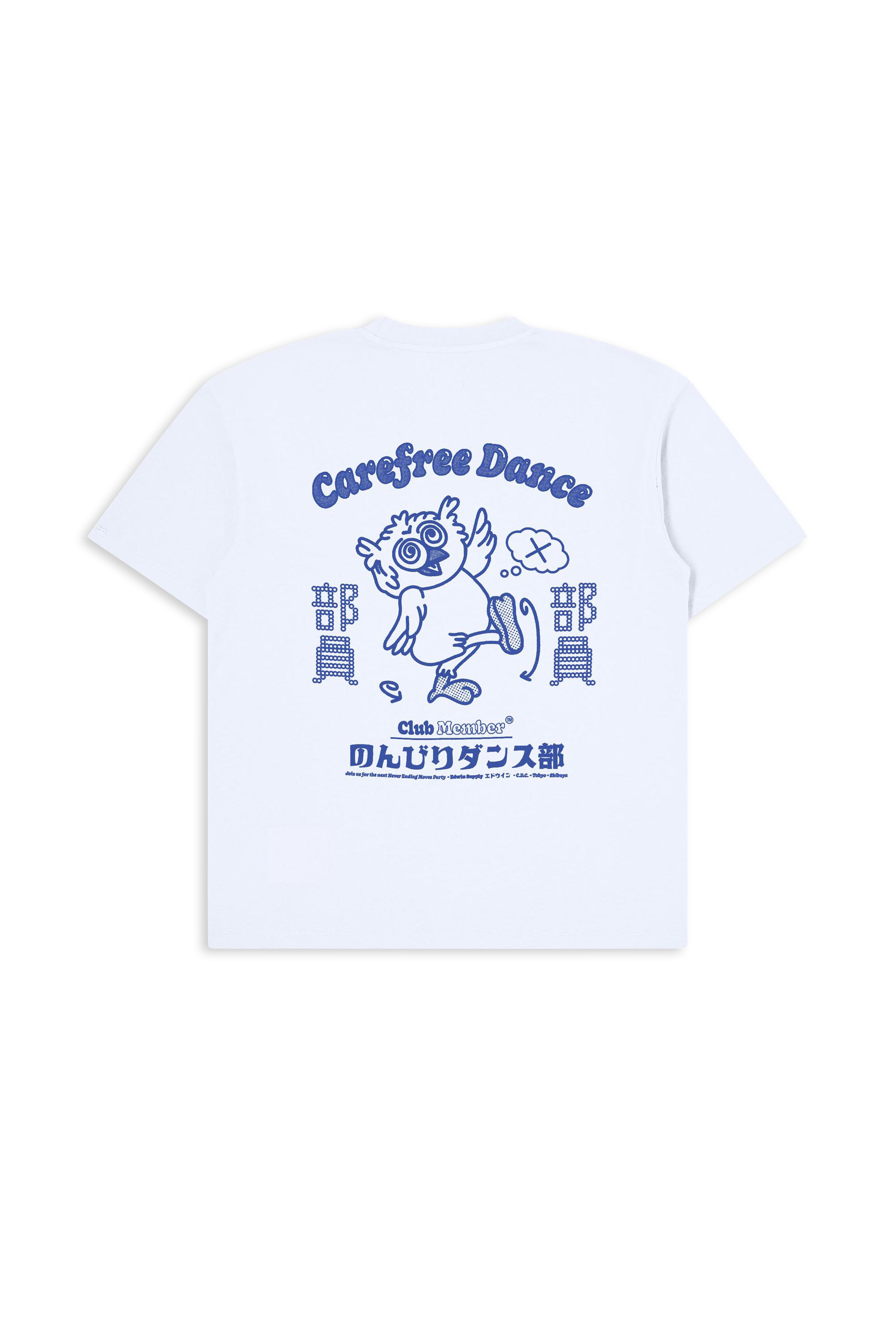 EDWIN T-shirt Carefree Dance Club TS Blanc