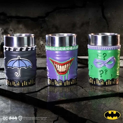 DC Batman Super-Villain Collectible Mini Cup Set