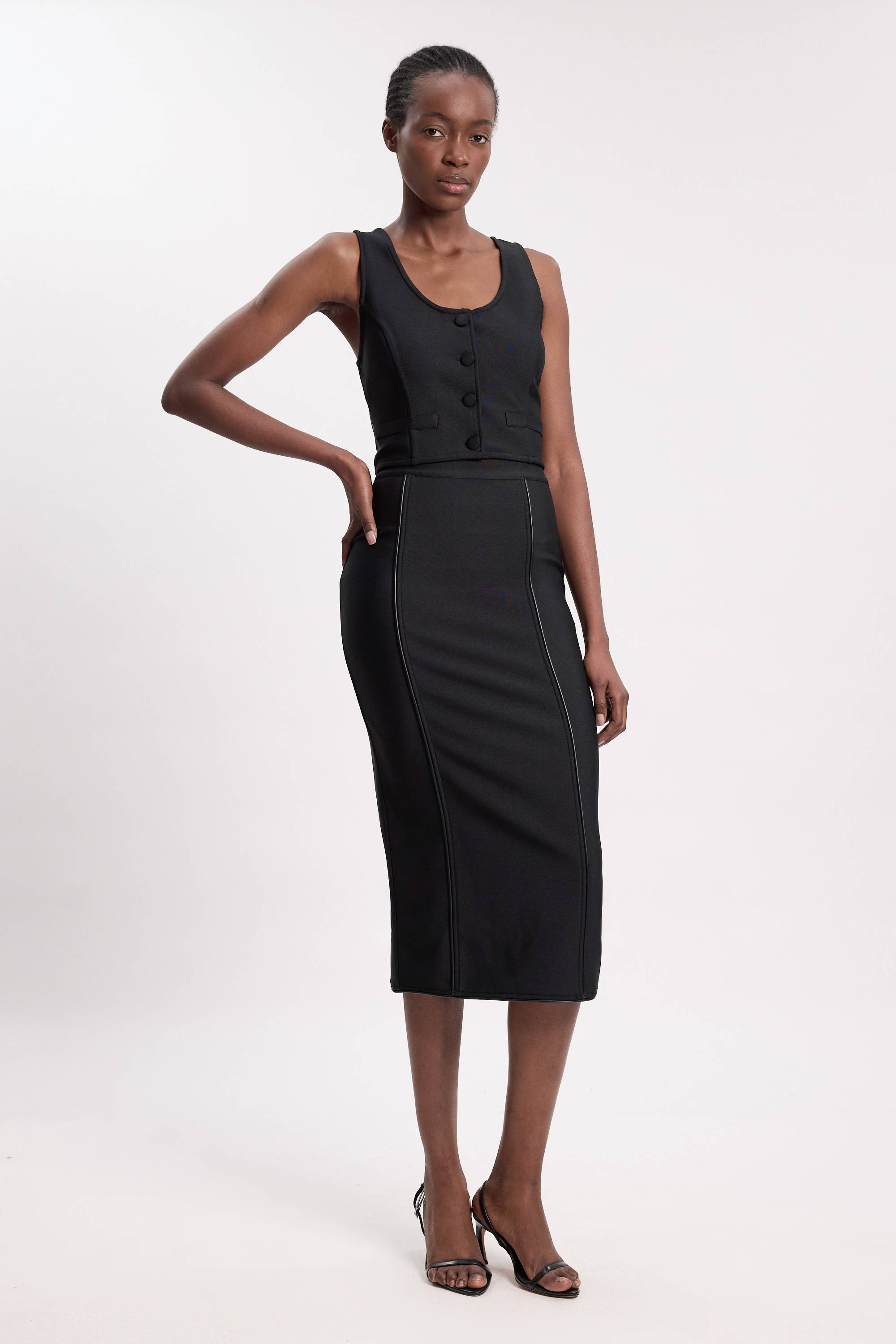 KarenMillen Jupe Mi-longue Bandage