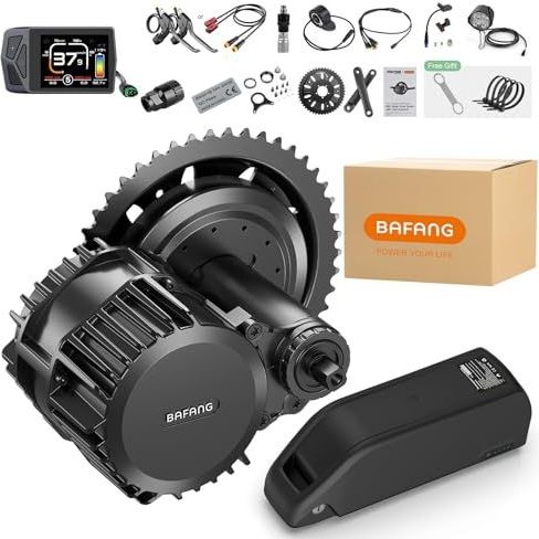 BAFANG BBSHD 1000W 48V 52V - Mid-Motor - Met LCD-display EKD01 en 52V20Ah Ebike Batterij