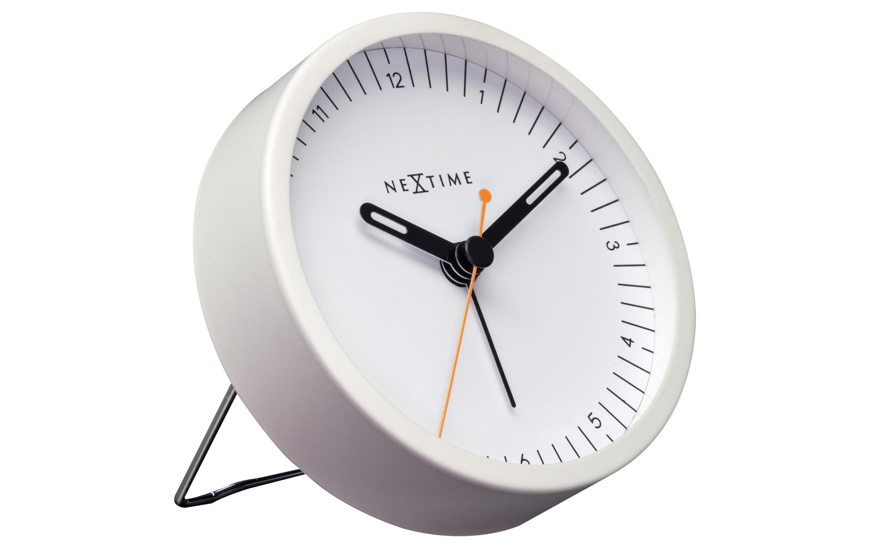 Klassischer Wecker Small WeissTischuhr mit Wecker
