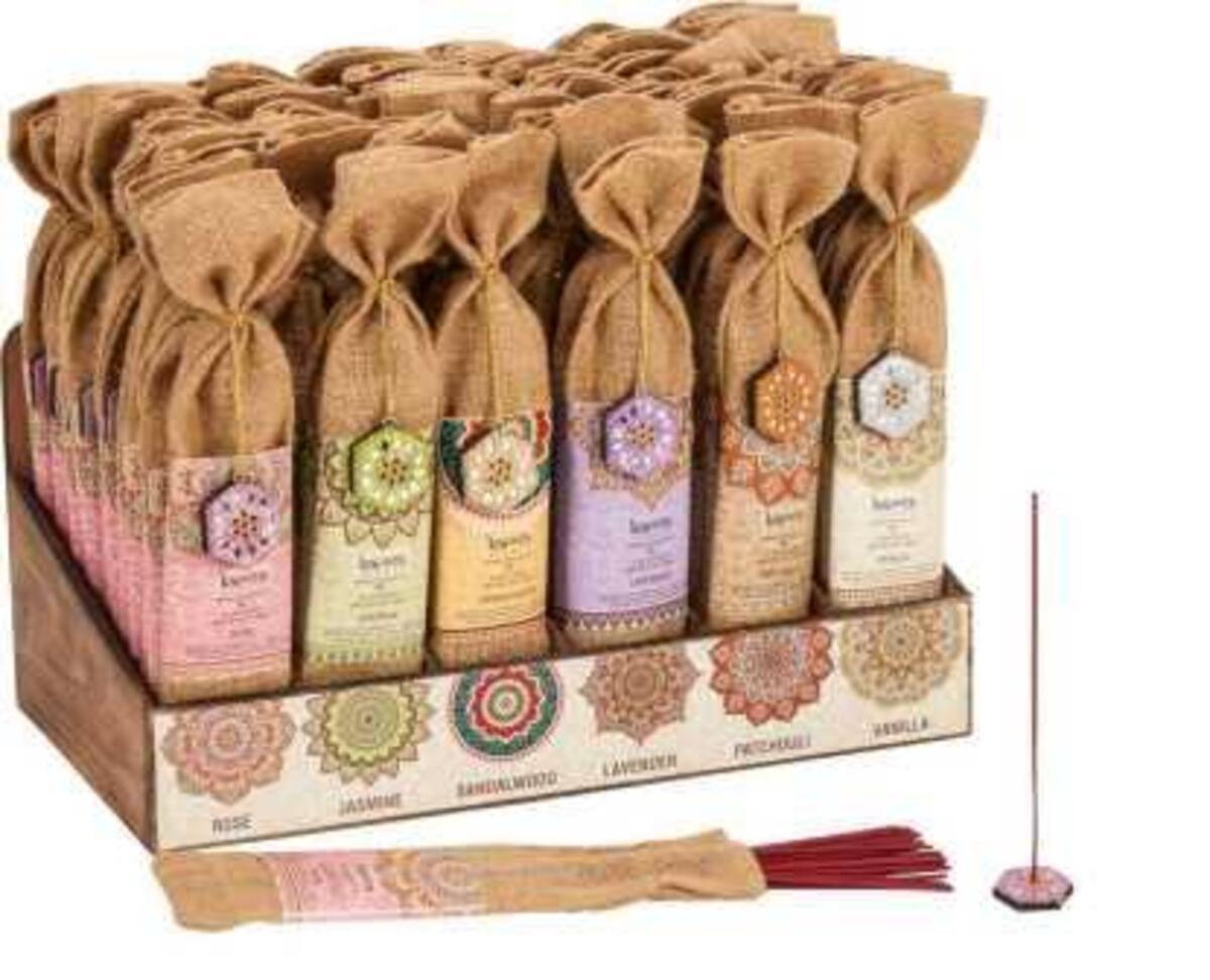 BATON D ENCENS TALY AVEC SUPPORT H.25CM X30 PIECES