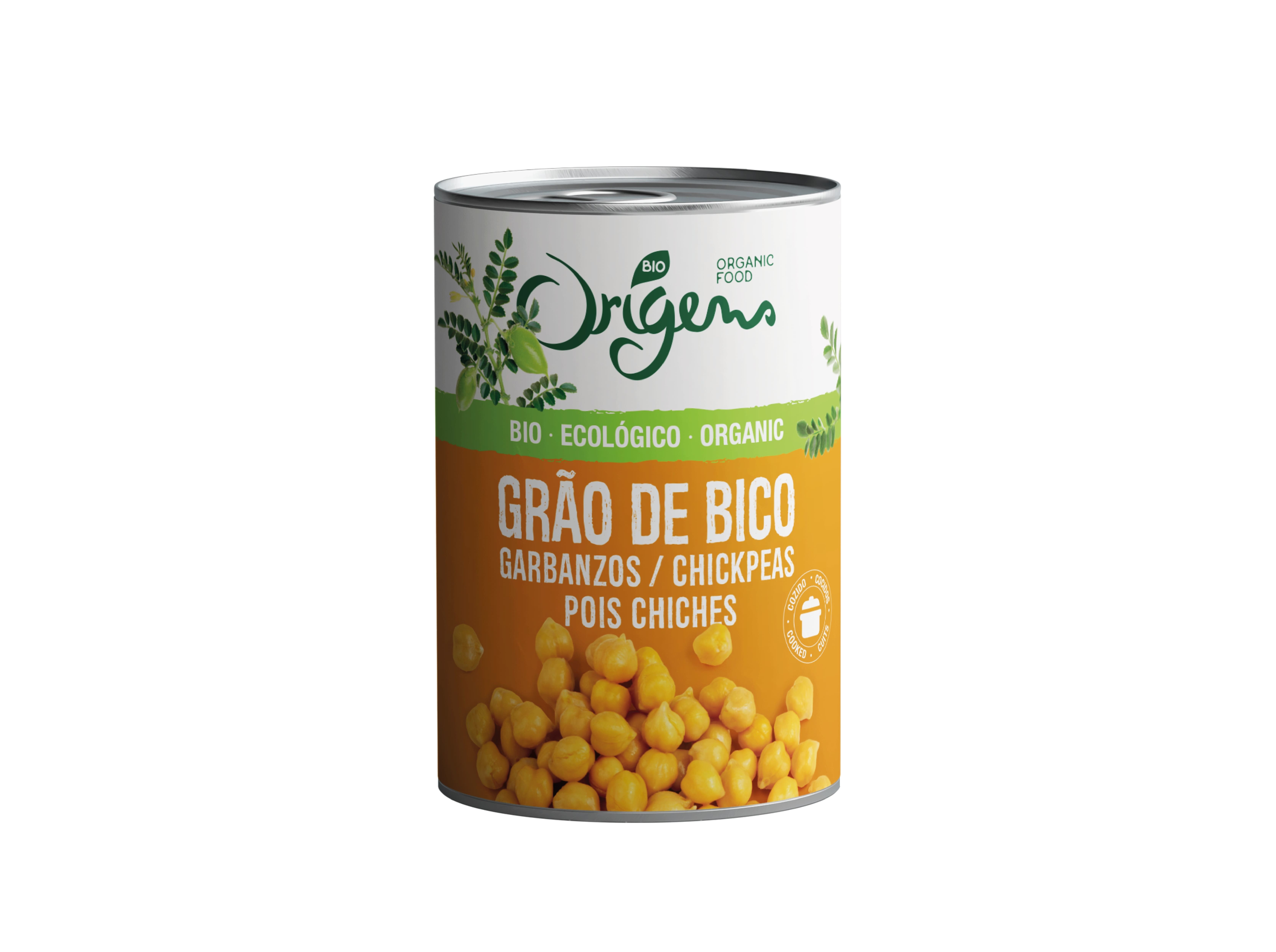 GRÃO DE BICO ORIGENS BIO CONSERVA LATA 400G