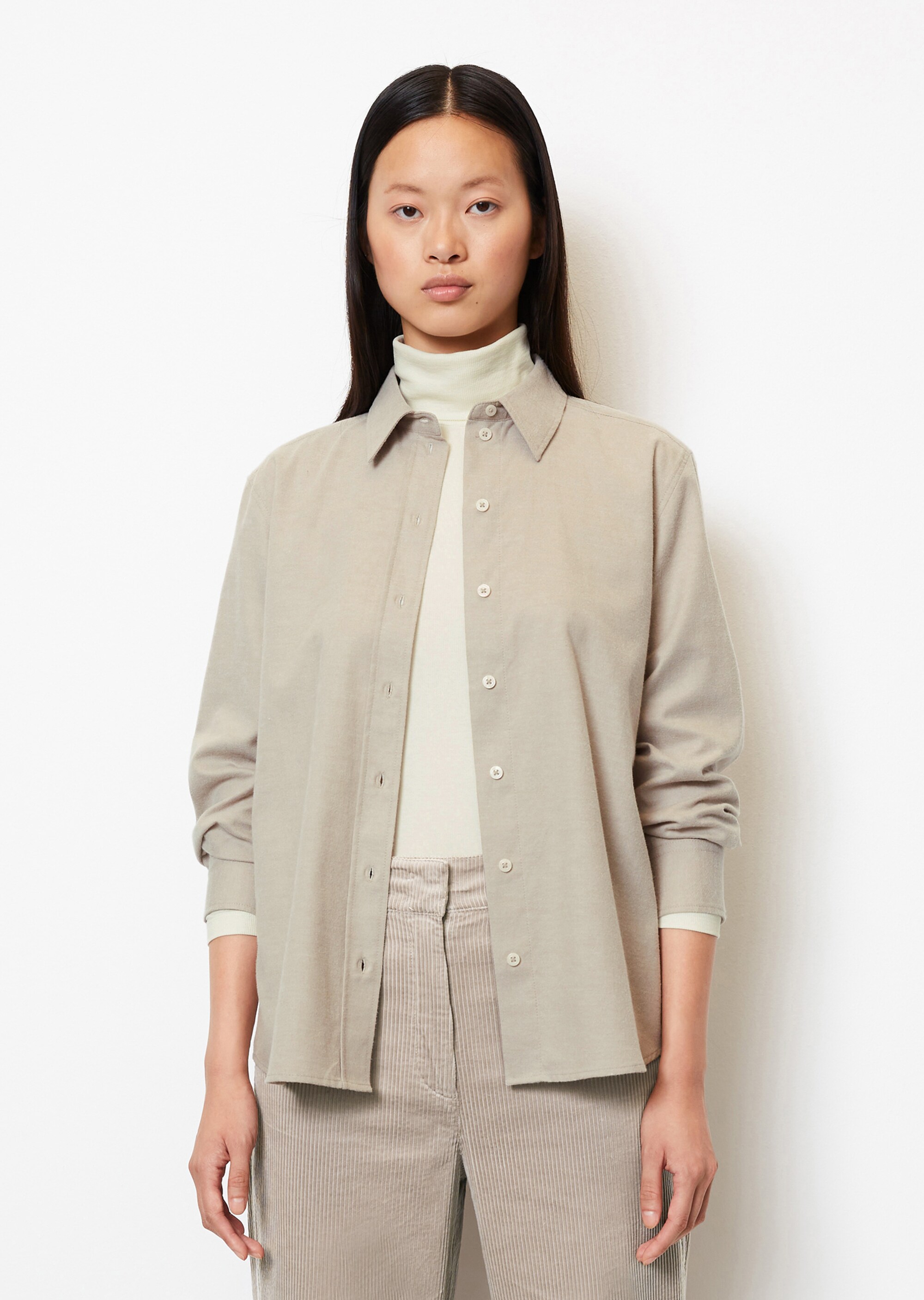 Softe Flanell-Bluse relaxedaus Organic Cotton