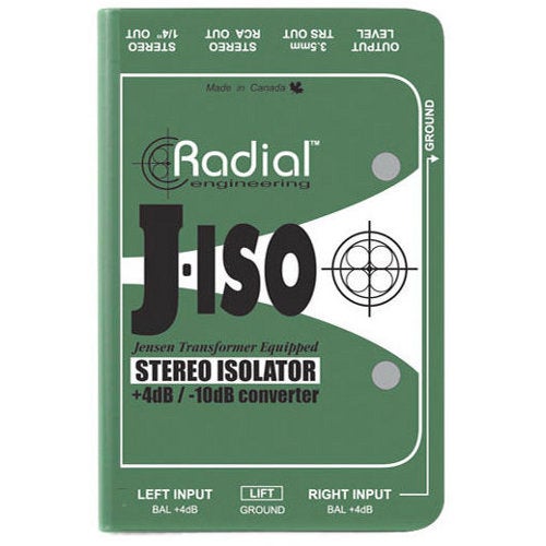 Radial J-Iso stereo line isolator/converter