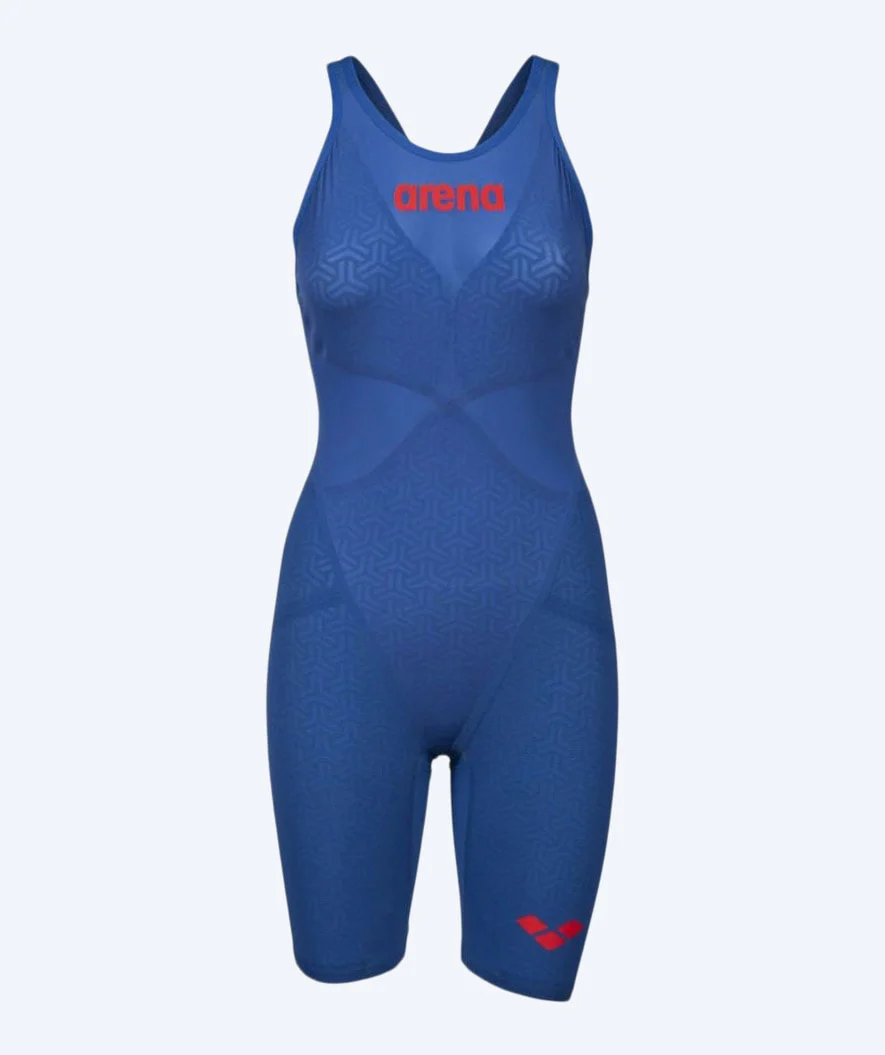 Arena konkurrence badedragt til damer - Carbon Glide - Ocean Blue