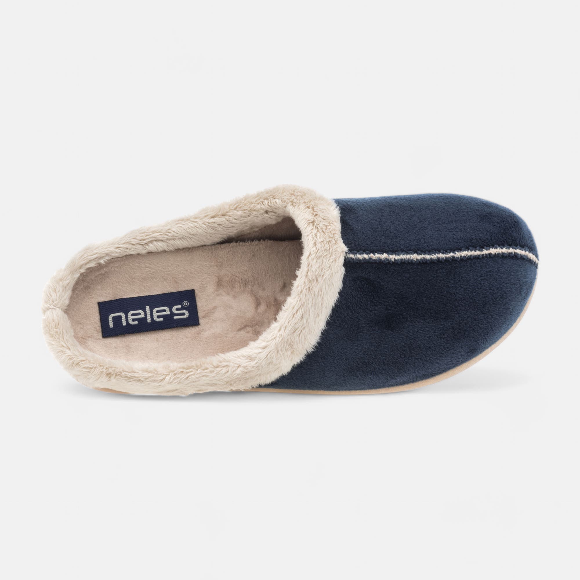 Pantoufles mules Femme bleu marine