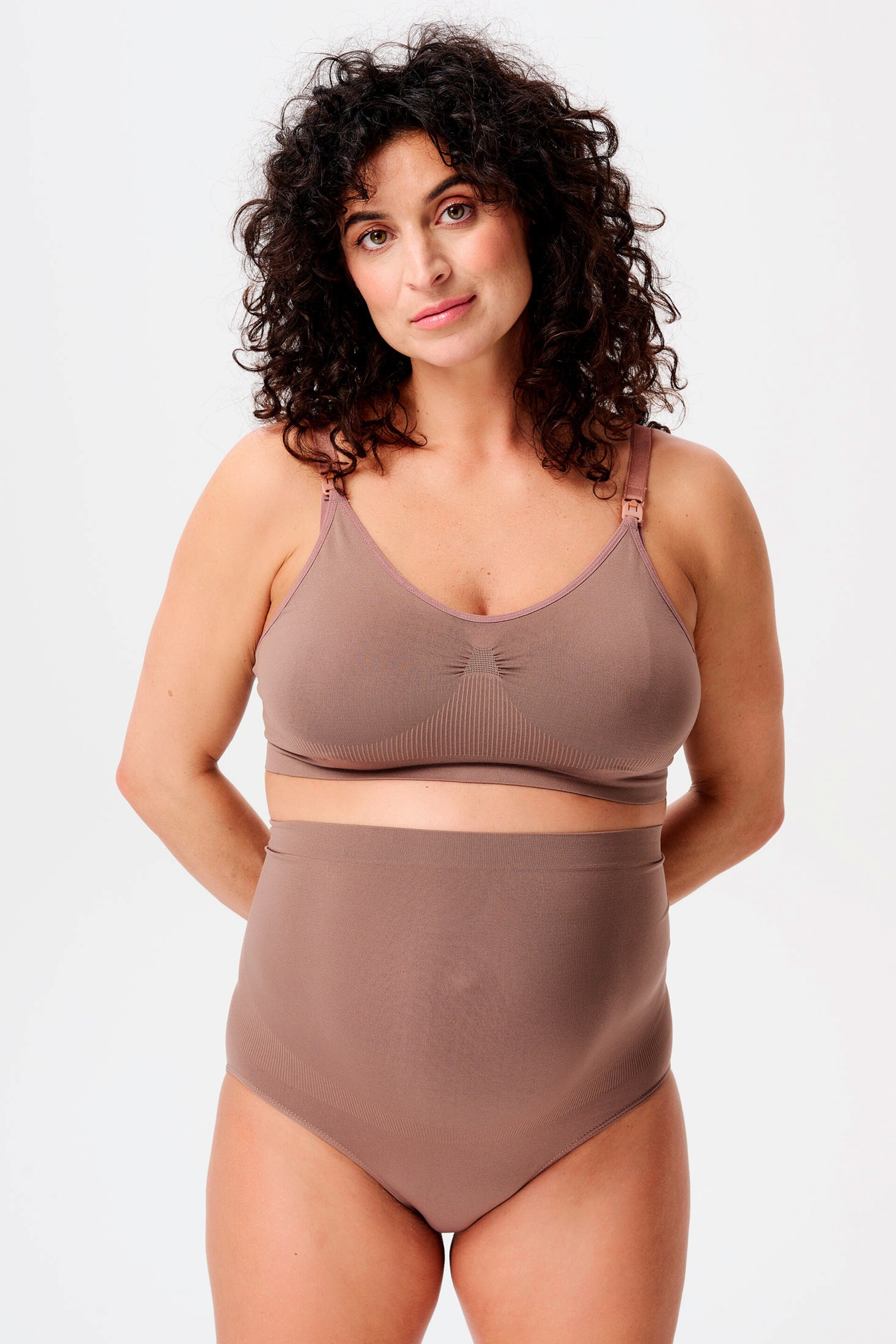 Noppies Nahtloser Still-BH Hura Sensil® Breeze Deep Taupe