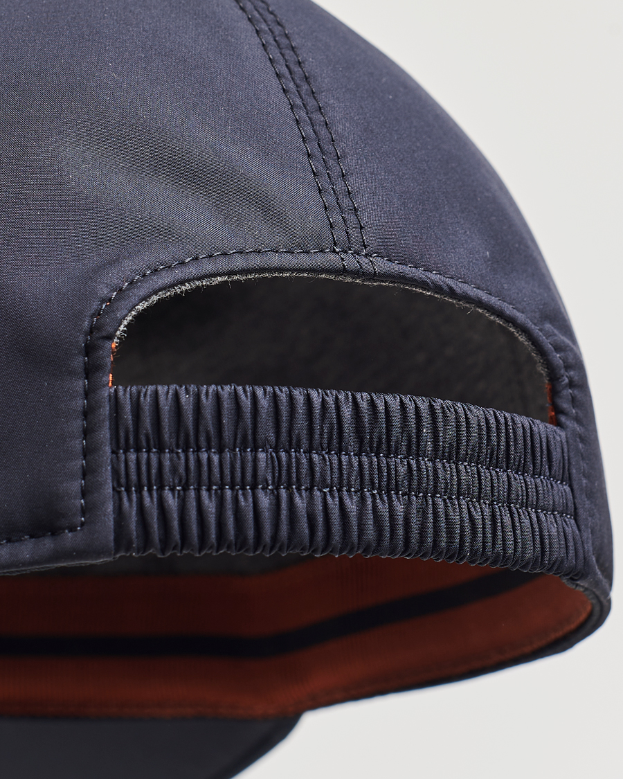 Zegna Padded Baseball Cap Navy