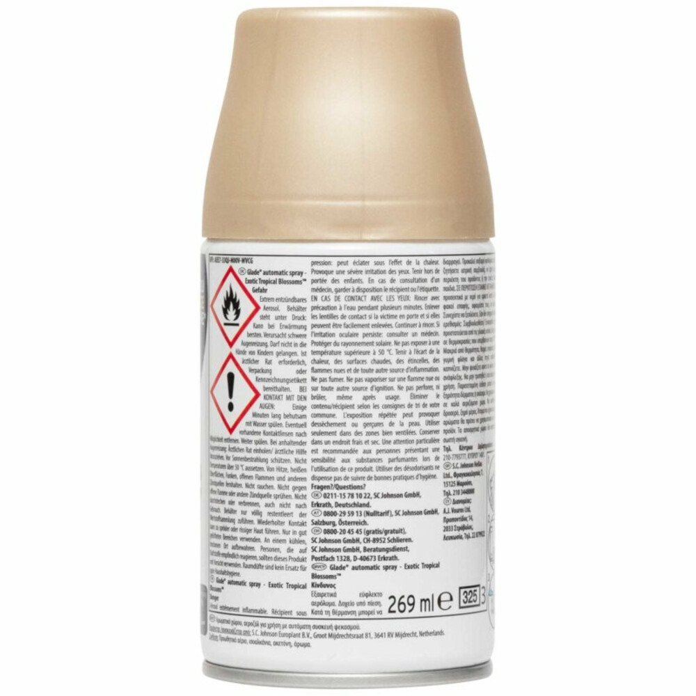 Glade Automatische Spray Navulling Exoctic Tropical blossom269 ml