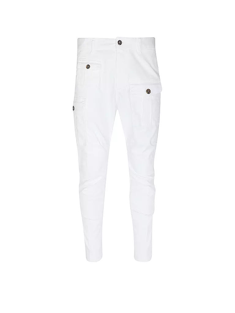 DSQUARED2 Cargohose weiss