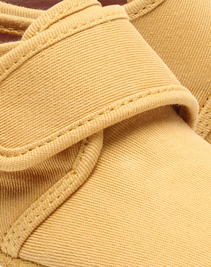 Klett-Hausschuhe BABY COTTON in mustard