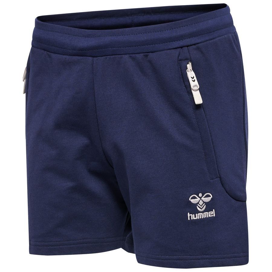 Hummel Short Cotton - Bleu Marine Femme